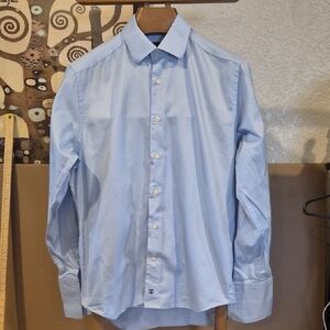David Donahue Sky Blue Dress Shirt